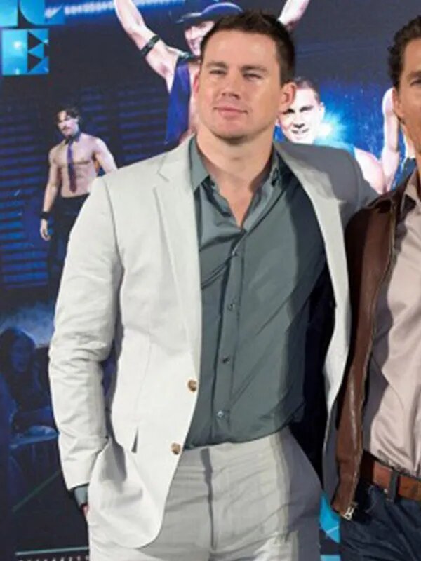 Magic Mike?s Last Dance Channing Tatum Grey Blazer