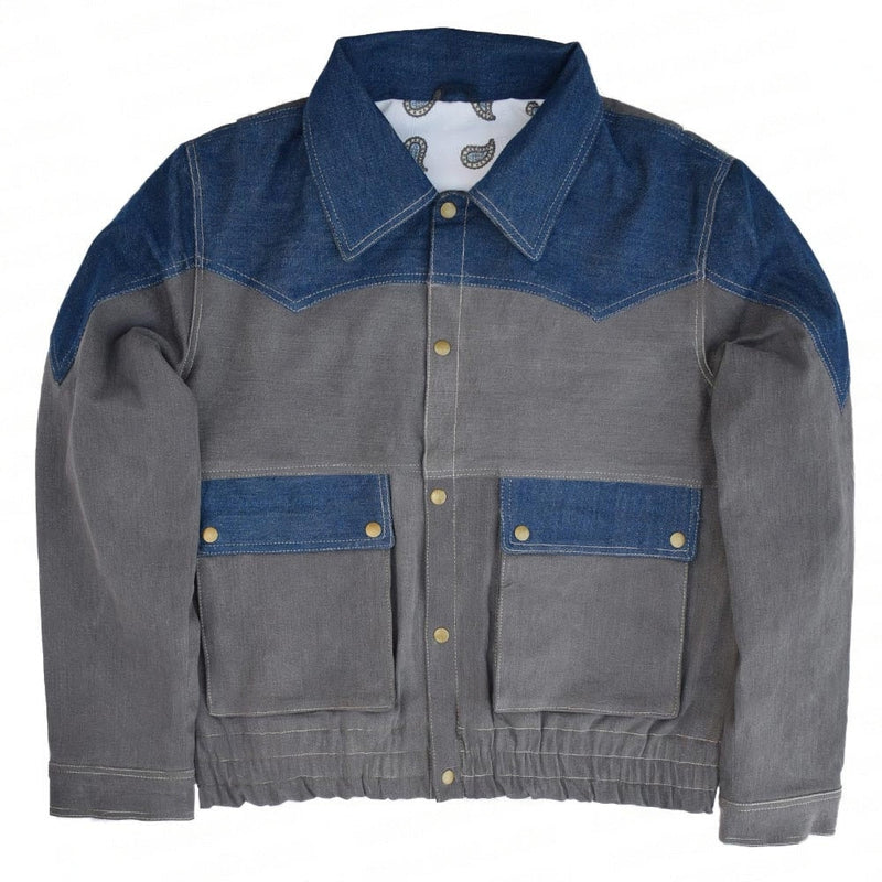  Marty Mcfly Blue Denim Jacket