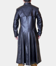 Neo The Matrix Movie Leather Long Trench Coat