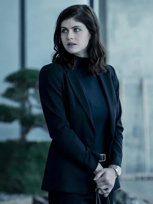 Mayfair Witches Alexandra Daddario Black Blazer