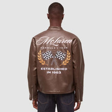 McLaren Leather Racer Jacket Abercrombie