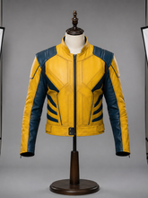 Men's Yellow Leather Jacket