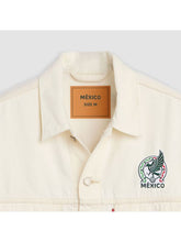 Mexico Football Type III Jacket Green Denim Trucker Style Soccer Fan Jacket
