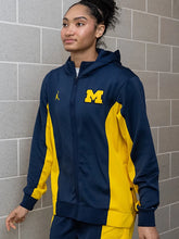 Navy-and-yellow-Michigan-Wolverines-hoodie