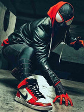 Spider Man Across The Spider-Verse Miles Morales Black Jacket