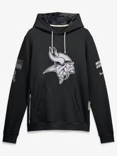 Black-Minnesota-Vikings-fleece-hoodie