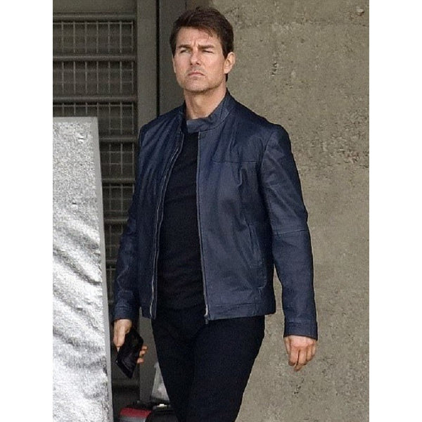 Tom Cruise Mission Impossible Fallout Leather Jacket