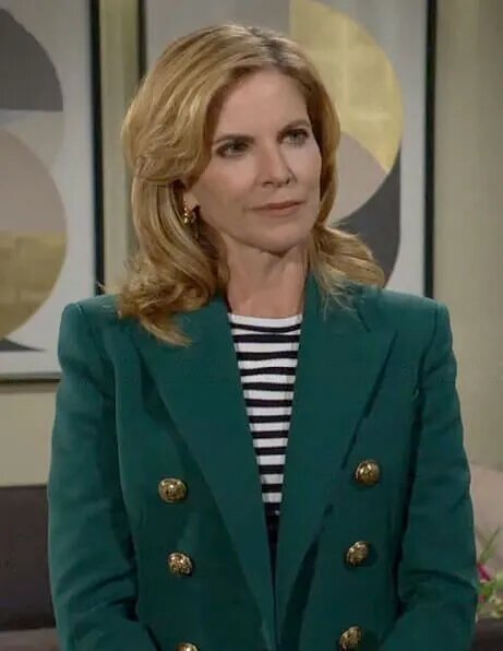 Morgan Green The Young and The Restless Talia Double Breasted Blazer