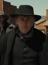 Murder at Yellowstone City Gabriel Byrne Black Coat