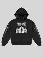 Black-Cathedral-zip-up-hoodie
