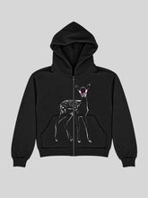 Black-cropped-zip-hoodie-with-hooded-collar