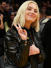 NBA 2023 Ashley Benson Leather Jacket