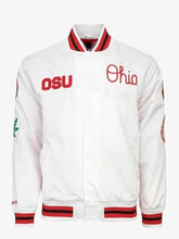 NCAA Ohio State University White Varsity Jacket