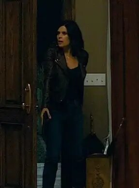 Neve Campbell Scream Black Leather Jacket