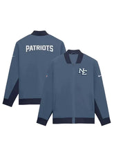 New England Patriots Nike Blue Rivalries Collection Sideline Jacket
