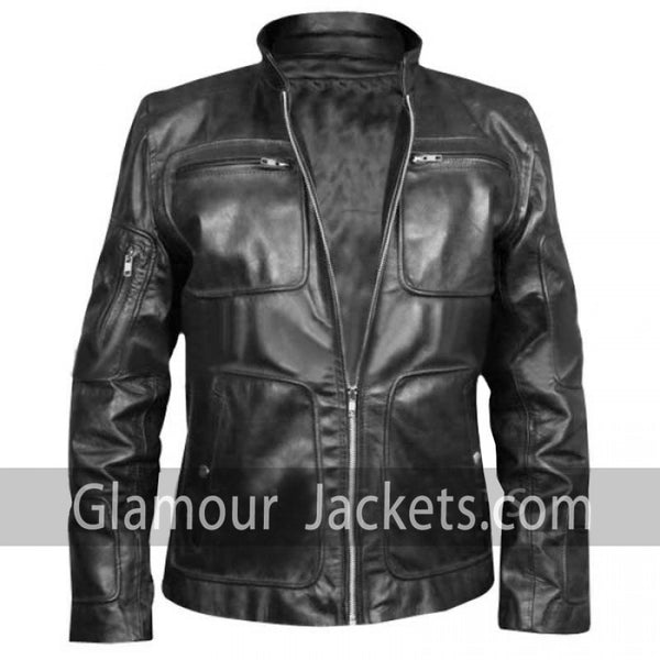 New Captain Kirk Star Trek Leather Black Jacket