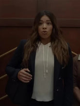 Not Dead Yet 2023 S01 Gina Rodriguez Navy Blue Blazer