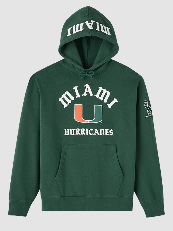 Green-fleece-pullover-hoodie