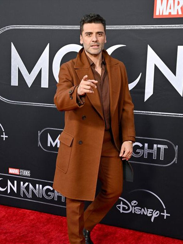 Oscar Isaac Moon Knight Brown Coat