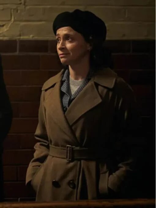 Peaky Blinders Captain Swing Brown Belted Wool Coat