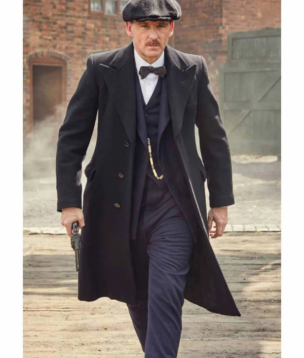 Peaky Blinders Paul Anderson Wool Black Coat