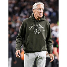 Pete Carroll Raiders Salute to Service Hoodie