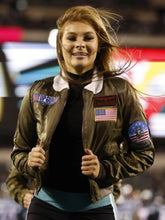 Philadelphia Eagles Cheerleaders Top Gun Jacket