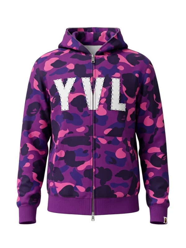 Playboi Carti Bape YVL Camo Hoodie