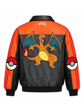 Pokemon Charizard Leather Track Jacket