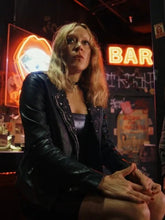 Poker Face 2023 Chloe Sevigny Black Leather Jacket