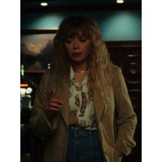 Poker Face 2023 Natasha Lyonne Brown Coat