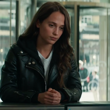 Tomb Raider Alicia Vikander Leather Jacket