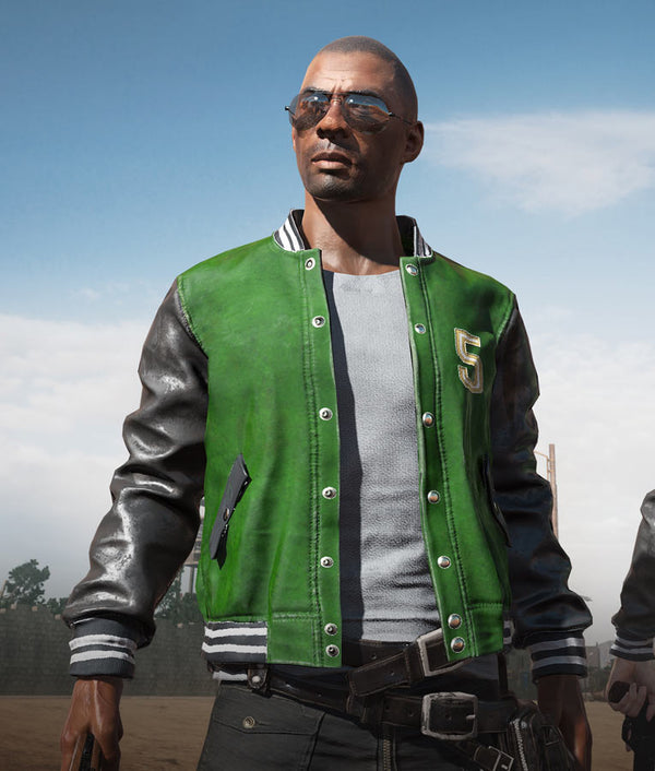 Pubg 5M Green Bomber Jacket