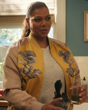 Queen Latifah The Equalizer Yellow Floral Bomber Jacket