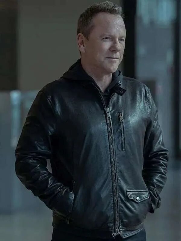 Kiefer Sutherland Rabbit Hole Leather Jacket