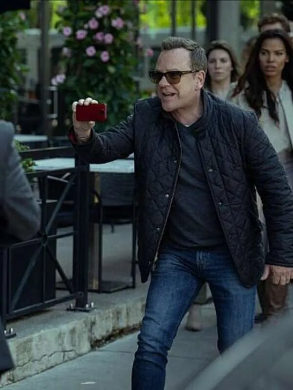 Kiefer Sutherland Rabbit Hole 2023 Quilted Jacket