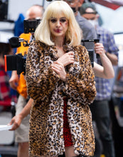 Anne Hathaway Wecrashed Leopard Coat