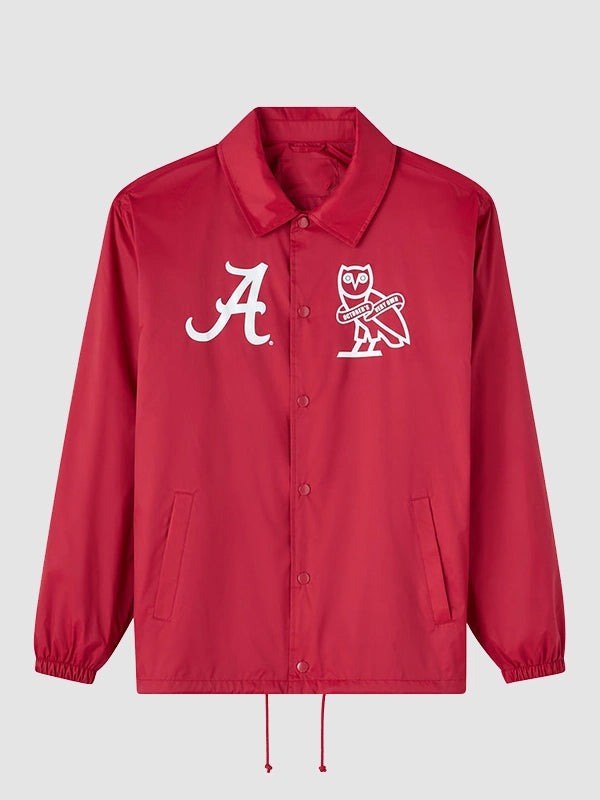 OVO-University-of-Alabama-red-coaches-jacket