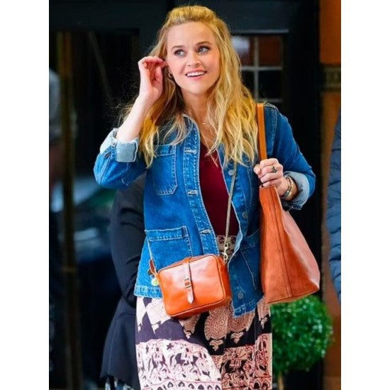 Reese Witherspoon Your Place Or Mine 2023 Denim Jacket