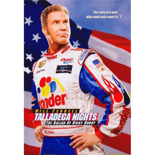 Ricky Bobby Wonder White Racing Leather Jacket