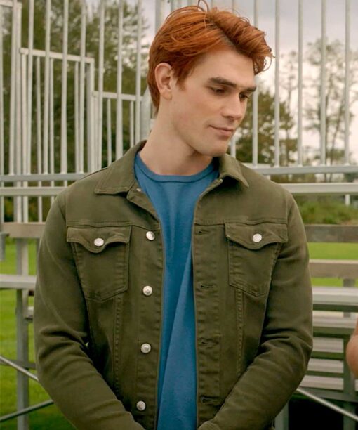 Riverdale S05 Ep03 Archie Andrews Green Denim Jacket
