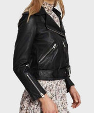 Riverdale S05 Betty Cooper Cropped Black Leather Jacket