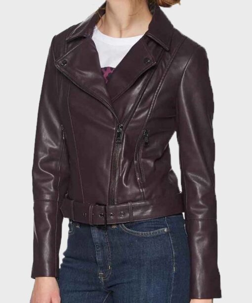 Riverdale S05 Betty Cooper Coffee Brown Biker Leather Jacket