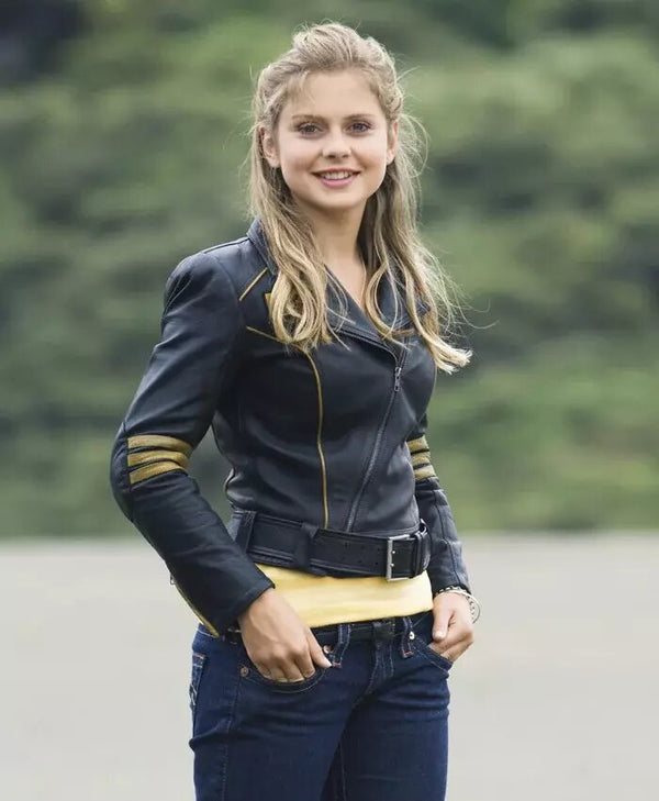 Power Rangers Rose Mciver Rpm Faux Leather Jacket