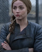 Sadie Rhodes Ghosted 2023 Asymmetric Leather Jacket