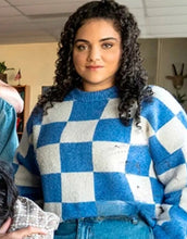 School Spirits 2023 Kiara Pichardo Checkered Sweater