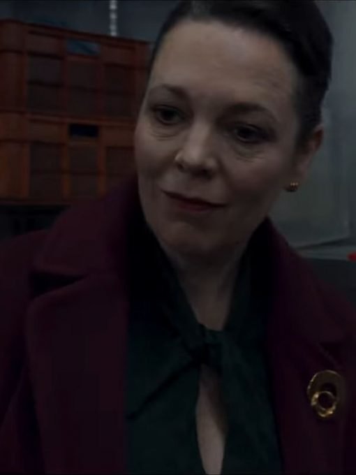 Secret Invasion Olivia Colman Maroon Coat