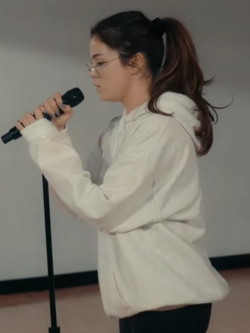 My Mind & Me Selena Gomez White Hoodie