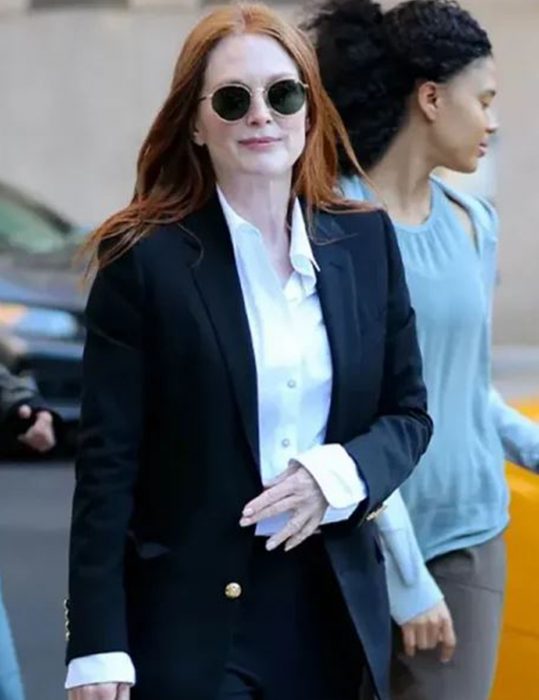 Sharper 2023 Julianne Moore Black Blazer