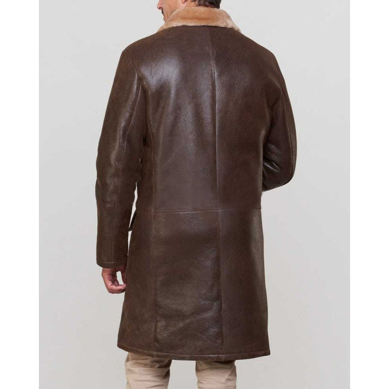 Shearling Sheepskin Car Coat